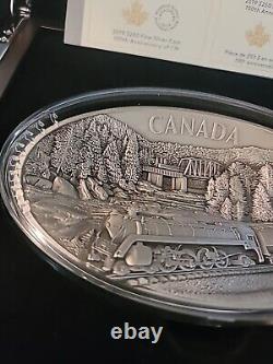 2019 Canada 250 Dollars Argent 100e anniversaire du CN avec Kilo OGP