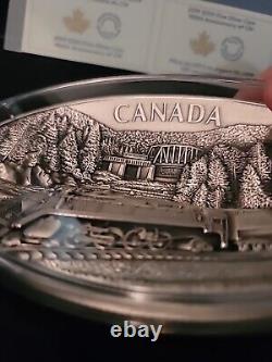 2019 Canada 250 Dollars Argent 100e anniversaire du CN avec Kilo OGP