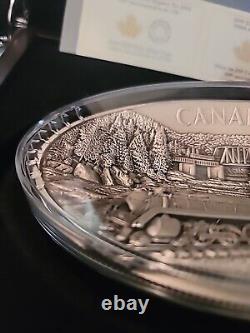 2019 Canada 250 Dollars Argent 100e anniversaire du CN avec Kilo OGP