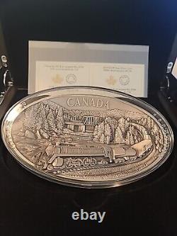 2019 Canada 250 Dollars Argent 100e anniversaire du CN avec Kilo OGP