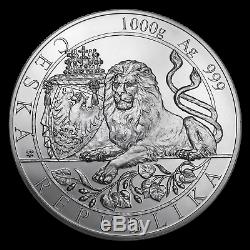 2019 Niue 1 Kilo Lion D'argent Tchèque Bu Sku # 191705