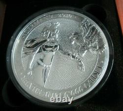 2020 Germania Mint. 999 Argent Bunc 1 Kilo 80 Marques Pièce Avec Box&coa
