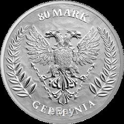2020 Germania Monnaie 80 Mark Germania Preuve 1 Kilo 9999 Silver Coin 100 Mintage
