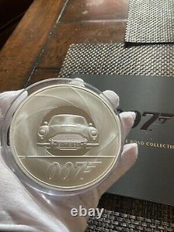 2020 Grande-bretagne Elizabeth II Silver Proof James Bond 007 500 Livres Kilo