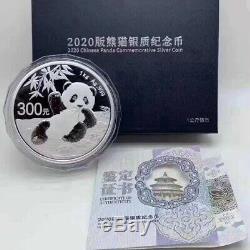 2020, La Chine Argent Panda Monnaie Argent Kilo Panda Coin