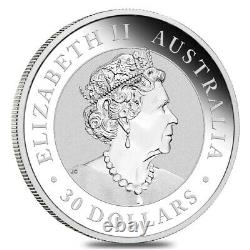 2021 1 Kilo Argent Australien Kookaburra Perth Mint. 9999 Bu Fine Dans Le Chapeau