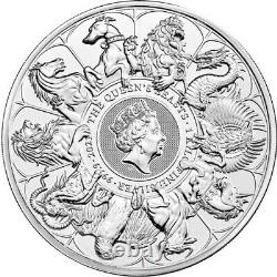2021 1 Kilo British Silver Queen's Beast Collection Pièce (bu)
