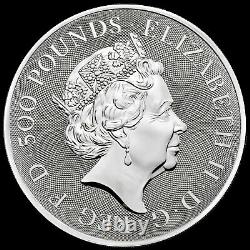 2021 1 Kilo British Silver Queens Beast Completer Coin