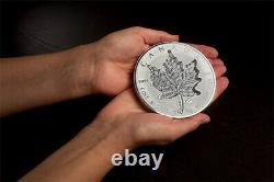 2021 1 Kilo/kilogramme Super Incuse Maple Leaf (mls) Silver Coin Canada Preorder