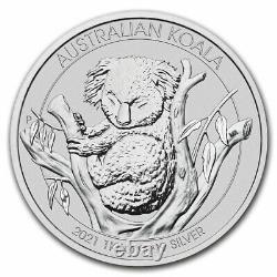 2021 Australie 1 Kilo Argent Koala Bu Sku#218837