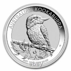 2021 Australie 1 Kilo Argent Kookaburra Bu Sku#218833