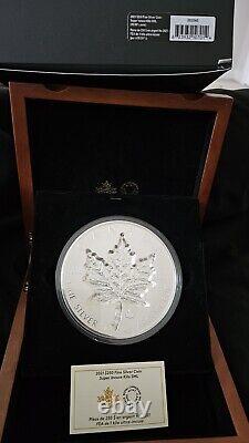 2021 Canada 250 $ Super Incuse 1 Kilo Feuille d'érable en argent KG Pièce de monnaie