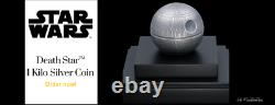 2021 Death Star Niue 100 Dollars 2021 1 KG Kilo Argent Pièce Miniature 100$