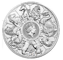 2021 Grande-Bretagne 1 Kilo Argent Pièce Complète des Bêtes de la Reine Vendeur U.S.