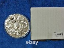 2021 Grande-bretagne 1 Kilo Silver Queen's Beasts Completer Coin. 9999 Bu Fin