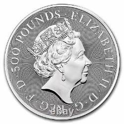 2021 Grande-bretagne Kilo Silver Queen's Beasts Collector Coin Coin Est Photographié