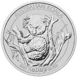 2021 P Australie Silver Koala Kilo 32.15 Oz $30 Bu