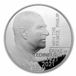2021 Prince Philip, Duc D'édimbourg Kilo Silver Proof Coin Sku#241277