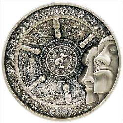 2022 Île De Pâques 1 Kilo Silver Coin Multiple Layer Minting