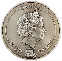 2022 Île De Pâques 1 Kilo Silver Coin Multiple Layer Minting
