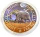 2022 Somalie 1 Kilo Éléphant En Argent (géant Lune) #90 Sur 100 Frappés! Avec Boîte Et Certificat D'authenticité