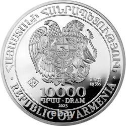2023 1 Kilo Pièce d'argent arménienne de l'arche de Noé (BU)
