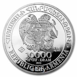 2023 Arménie 1 kilo Argent 10000 Drams Arche de Noé SKU#264107