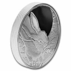 2023 Chine 1 Kilo Argent Lunar Rabbit Proof Coin Sku#268006
