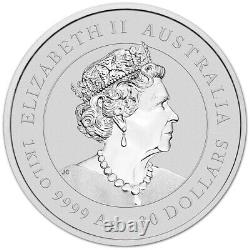 2023 P Australie Série Lunaire III en argent Année du Lapin Kilo 32.15 oz 30 $ BU