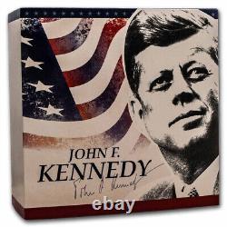 2023 Samoa 1 kilo Argent 60e anniversaire de John F. Kennedy