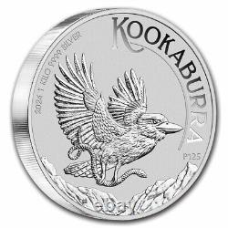 2024 Australie 1 kilo Kookaburra en argent BE