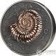 Ammonite Evolution De La Vie 1 Kg Kilo Silver Coin 20000 Togrog Mongolie 2018