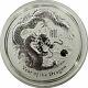 Année Du Dragon Australie 2012 1 Kilo Pure Silver Bu Coin Perth Mint