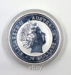 Année Lunaire Australienne 2002 du Cheval - Série 1 kilo d'argent dans une capsule