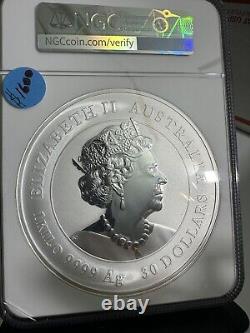 Année lunaire 2023 du Lapin 1 kilo d'argent pièce de 30 $ NGC MS70