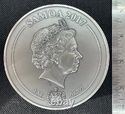 Argent 1 Kilo (35+ oz). 999 Belle pièce énorme des dieux chthoniens grecs avec boîte et COA