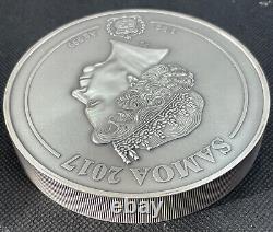 Argent 1 Kilo (35+ oz). 999 Belle pièce énorme des dieux chthoniens grecs avec boîte et COA