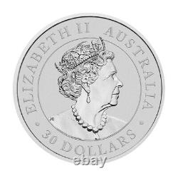 Australie 2022 1 Kilo $30 Koala en argent Brillant Non Circulé. Pièce en argent fin .9999