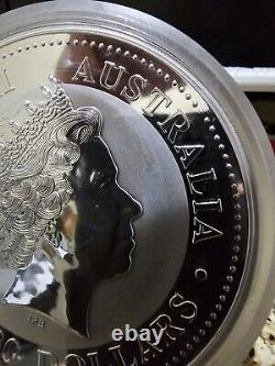 Australie 30 Dollars 2002 UNC Proof / 1 kilo d'argent / Série I Année du Cheval