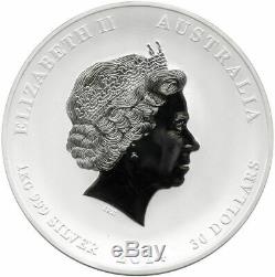 Australie Kilo Lunar Silver Series 2014 Année Du Cheval Bu Perth Mint Avec Box
