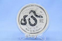 Australien 30 $ 2013 Année Lunaire Du Serpent 1 Kilo 999 Silber