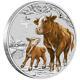 Australien 30 Dollar 2021 Jahr Des Ochsen Ox (2.) Lunaire Iii. 1 Kilo De Silber St