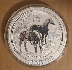 Belle 2014 Kilo Australie Année De La Horse 30 Silver Dans La Capsule Originale