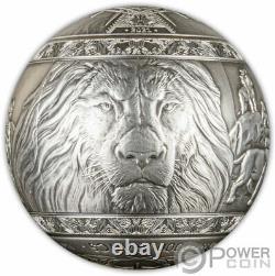 Big Cinq Lion Sphérique 1 KG Kilo Argent Pièce 1000 Francs Djibouti 2021