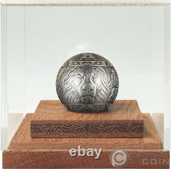 Big Cinq Lion Sphérique 1 KG Kilo Argent Pièce 1000 Francs Djibouti 2021