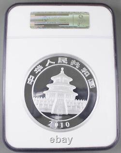 CHINE 2010 Kilogramme Kilo Argent Preuve 300 YUAN Pièce Panda NGC PF70 Ultra Cameo