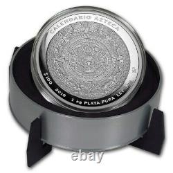 Calendrier Aztec 2019 1 Kilo Pure Silver Proof Coin With Box And Coa