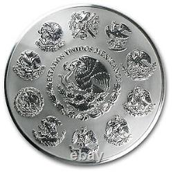 Calendrier aztèque en argent de 1 kilo de 2010 au Mexique, PF-70 NGC