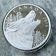 Canada 1/2 Kilo 2014. 9999 Fine Silver Coin 125 $ Loup-hiboux Hurlant
