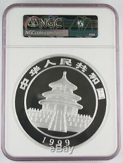 Chine 1999 Kilogramme Kilo Silver Proof 200 Yuan Panda Coin Ngc Pf69 Ultra Cameo